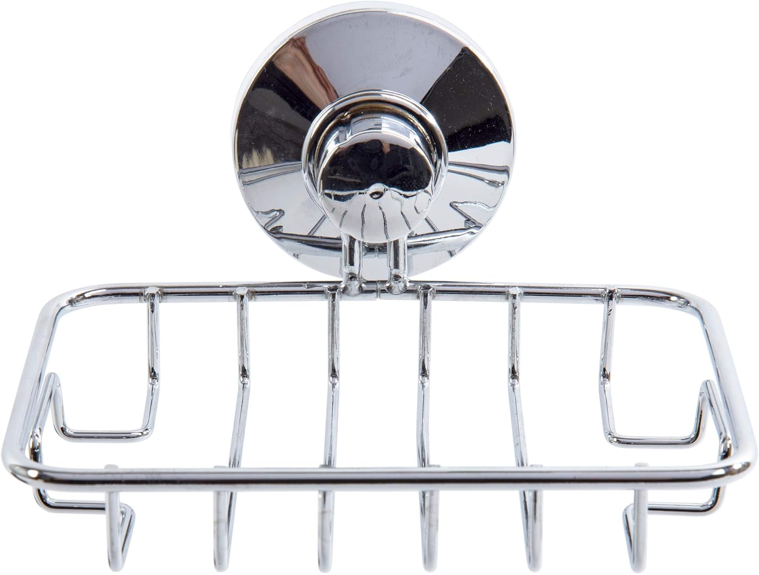 Bodico Metal Soap Dish Holder Chrome Silver 375 x 1 x 5