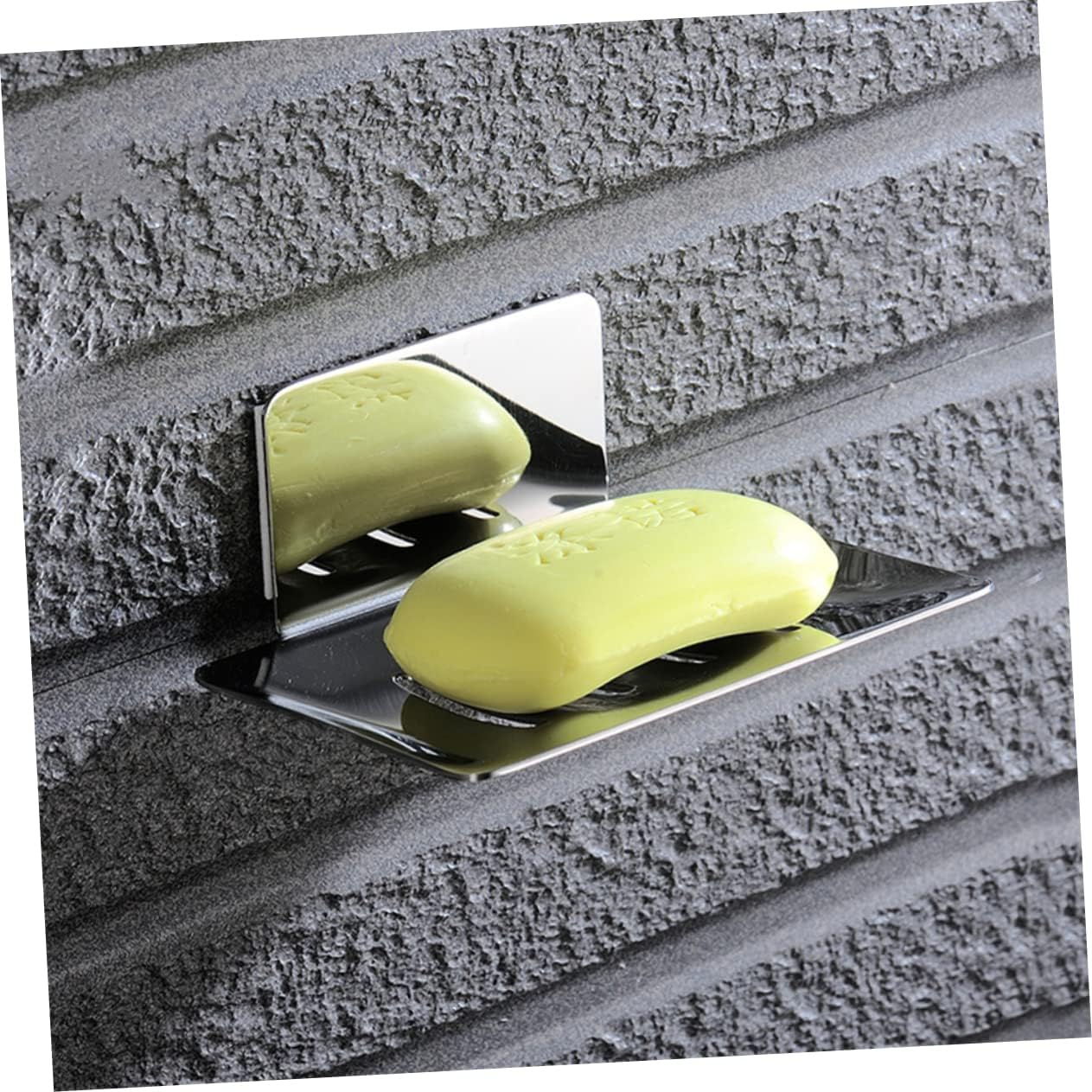 HOOTNEE Wall Mount Soap Holder Stainless Steel Draining Dish
