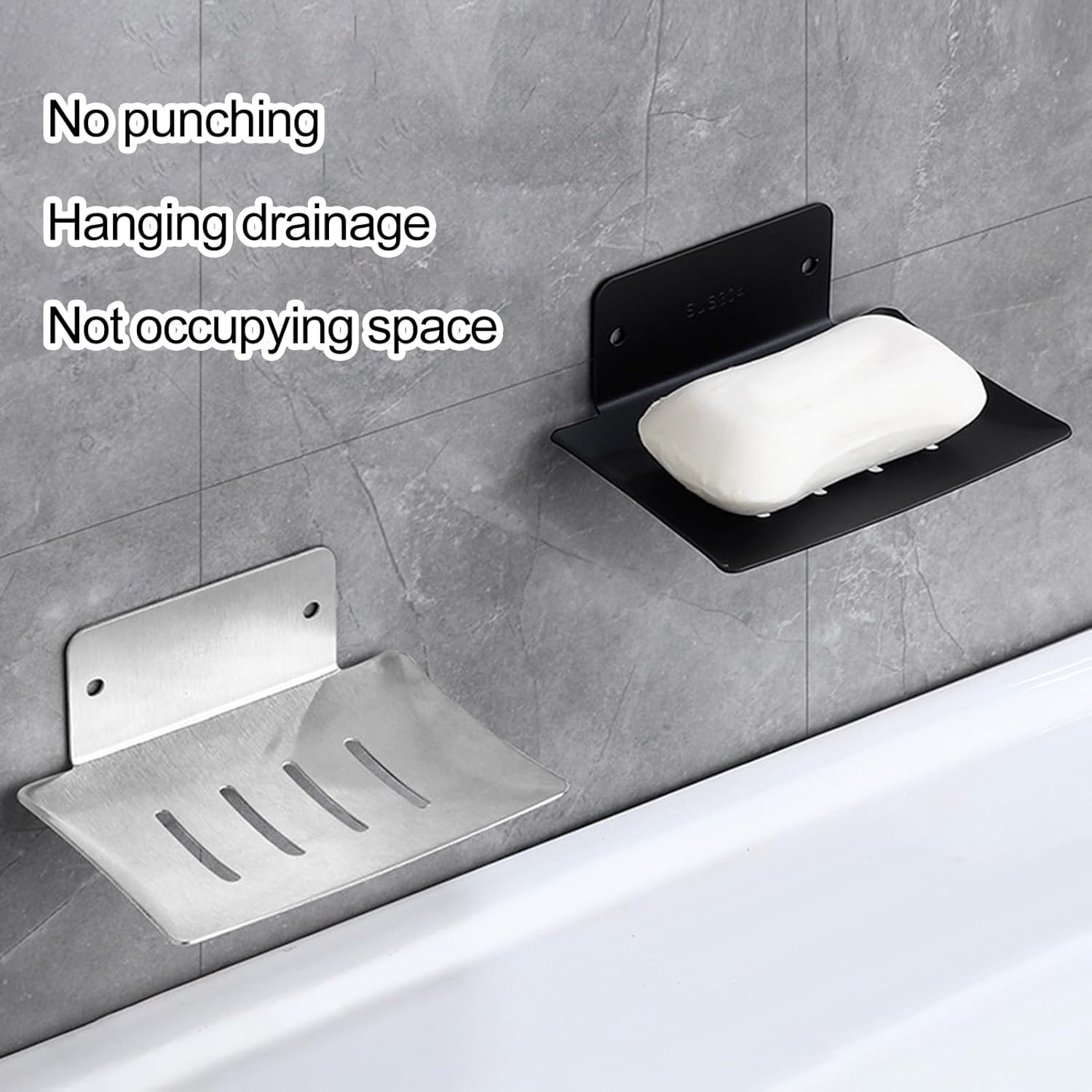 Stainless Steel Soap Holder for Bathroom and Kitchen