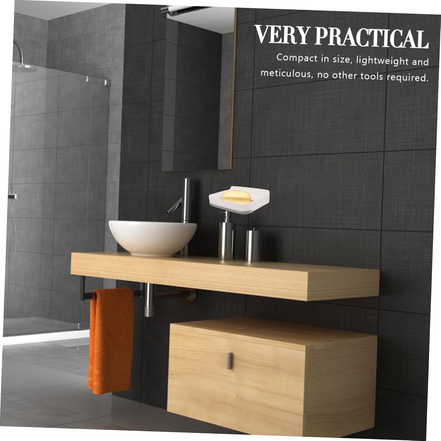 PRETYZOOM Diatomite Tray Soap Dish Holder