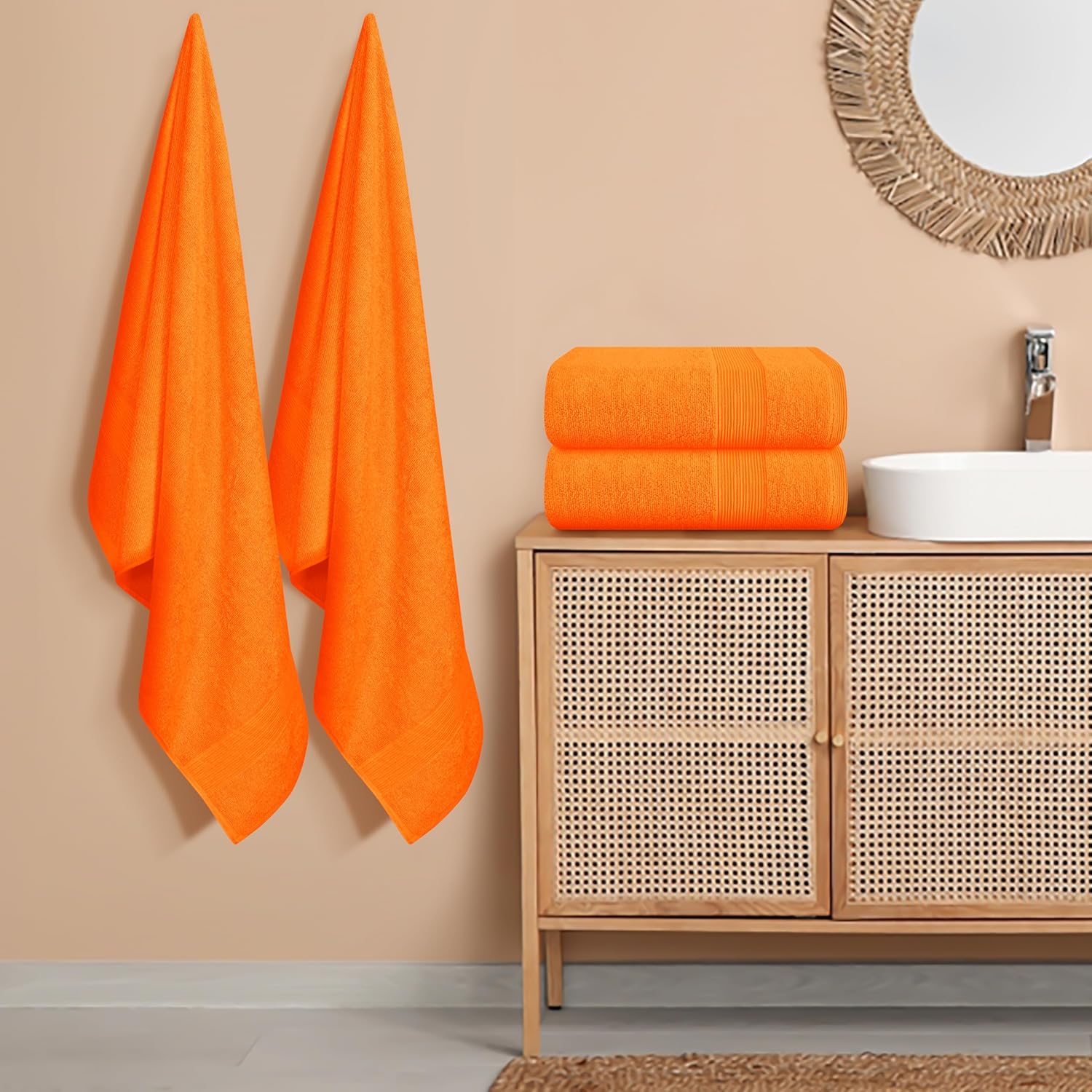 Belizzi Home 4 Pack Bath Towels 27x54 Hotel Spa Quality