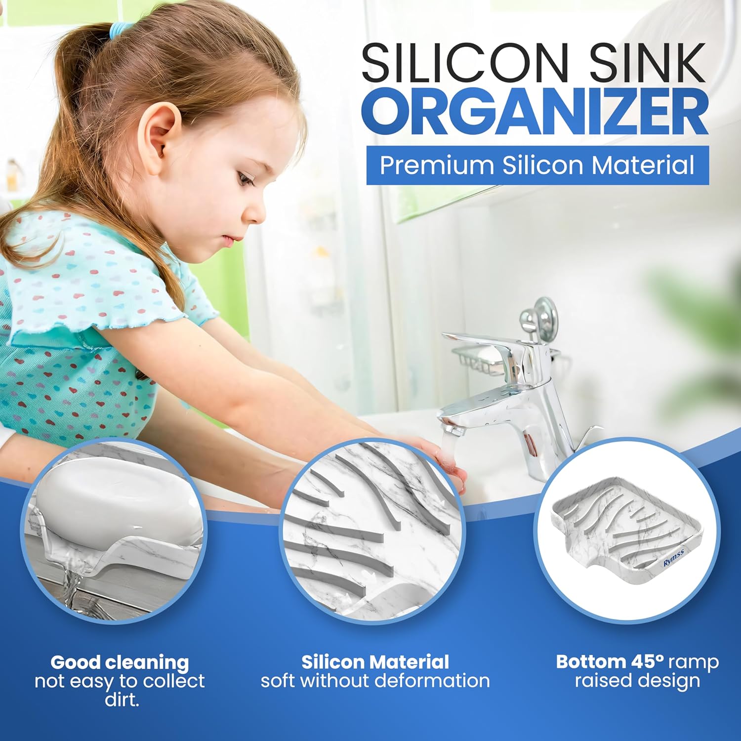 Rymss Silicone Soap Dish - 47x35 Small 1
