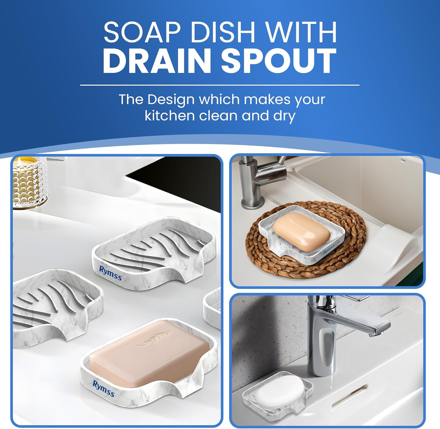 Rymss Silicone Soap Dish - 47x35 Small 1