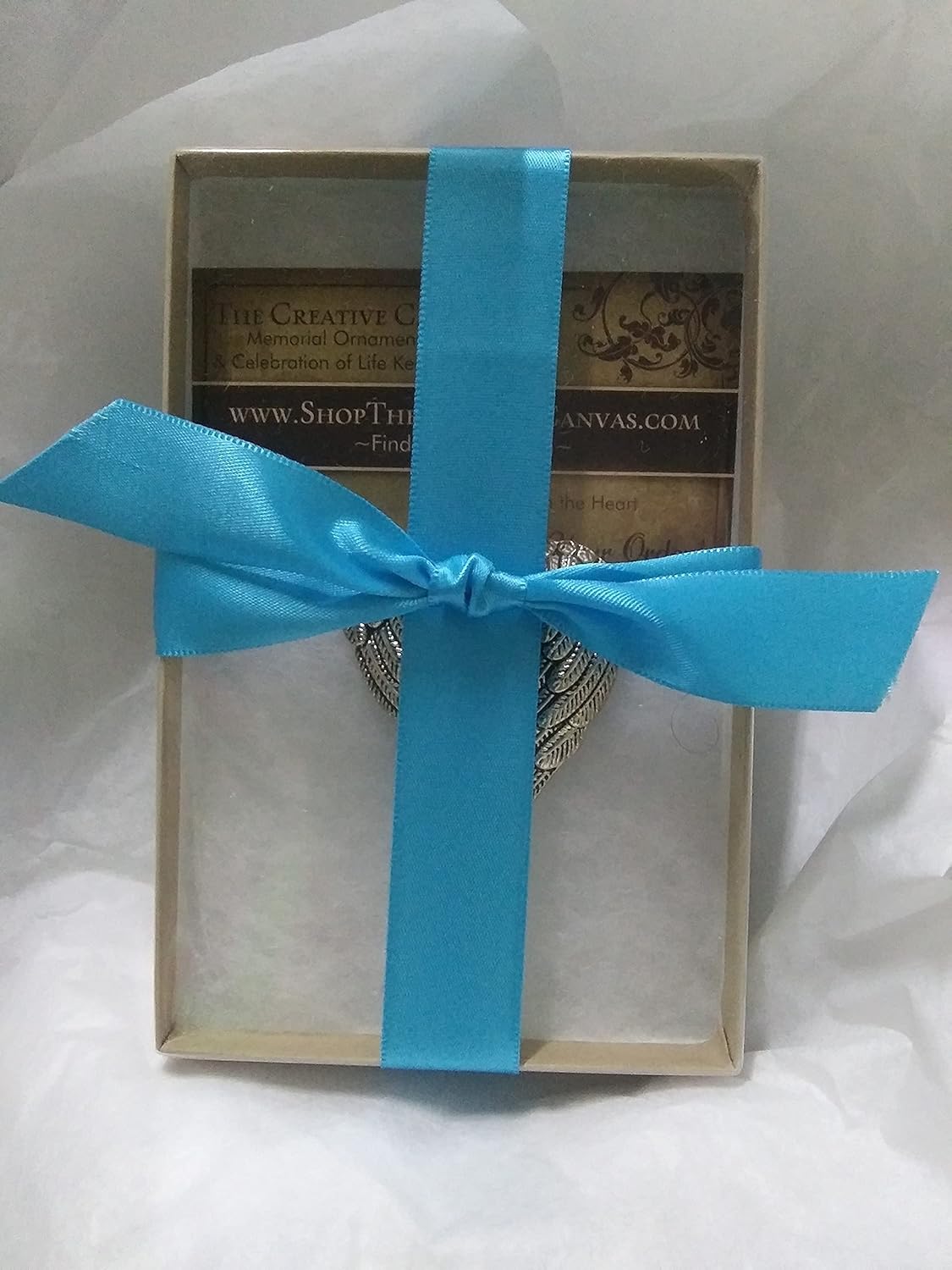 Baby Boy Memorial Sympathy Keychain with Angel Wings and Heart Charm 1