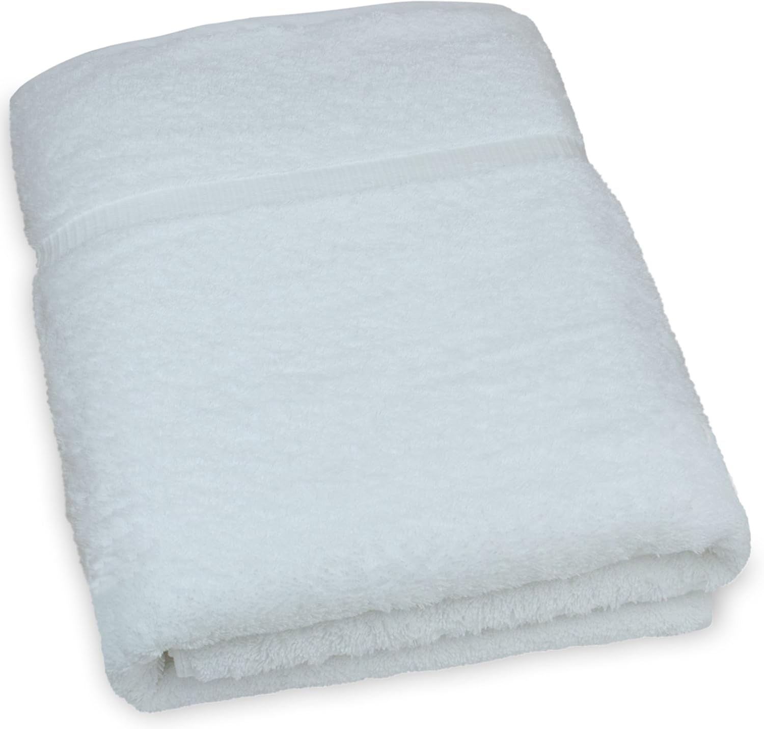 100 Turkish Cotton 750 GSM Bath Towel Set of 1 White
