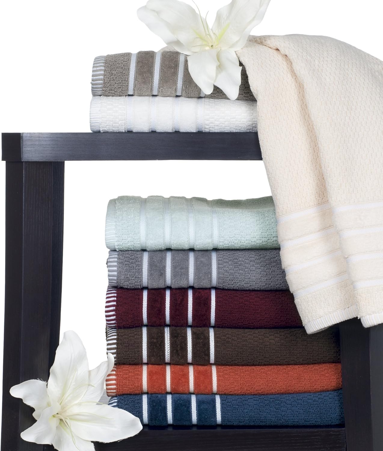 Luxury Cotton Towel Set - 6 Piece Orange