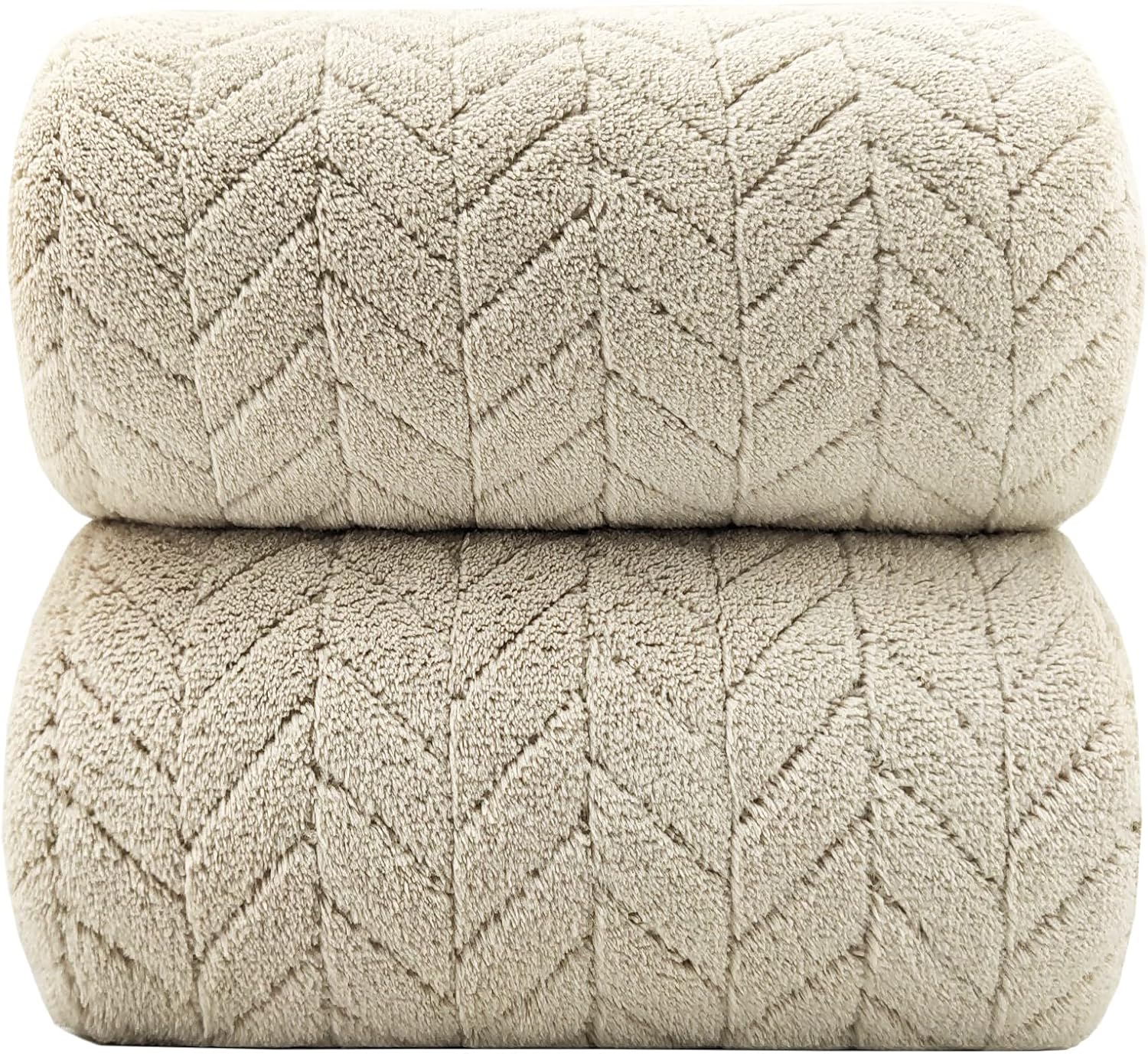 YTYC 39x78 Inch Oversized Super Soft Bath Towels