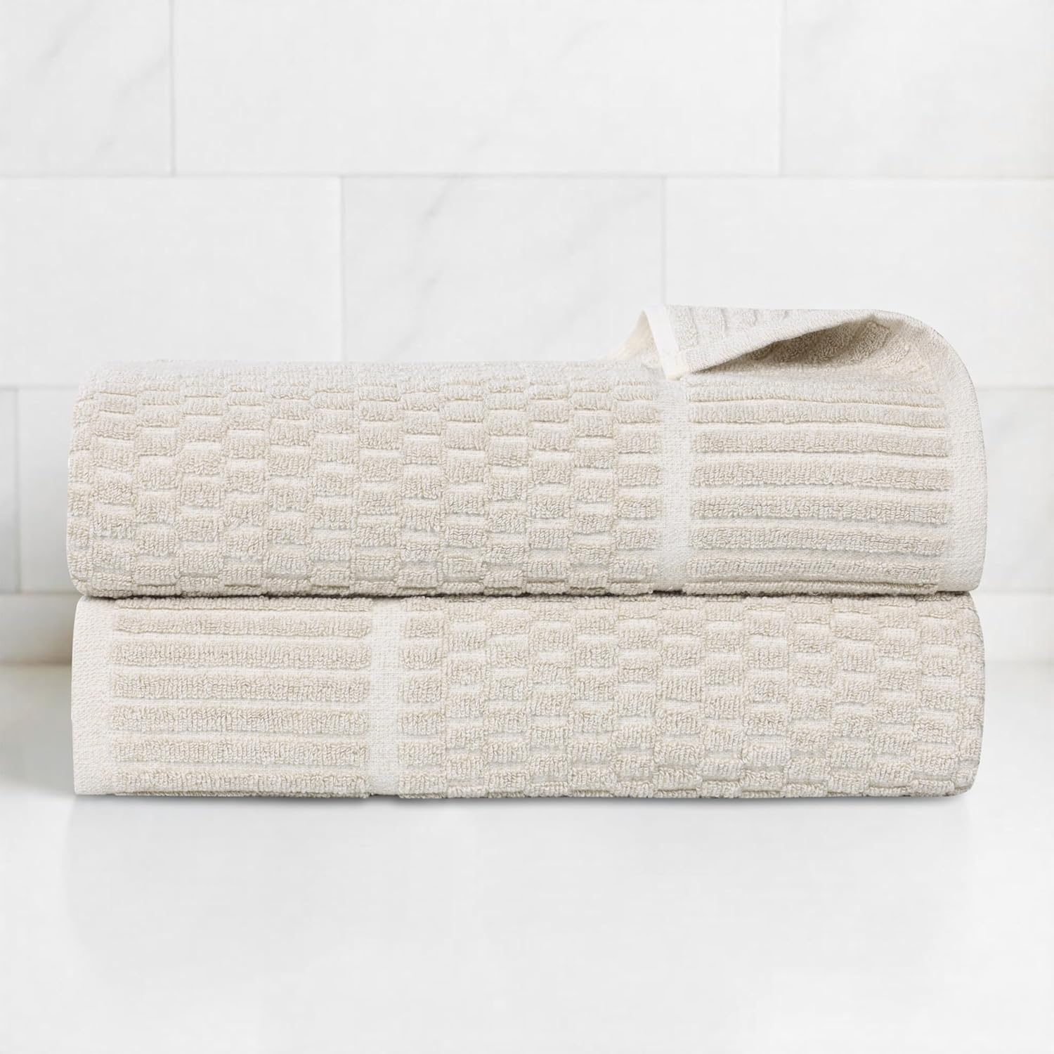 Superior Viscose Cotton Blend Towel Set of 2