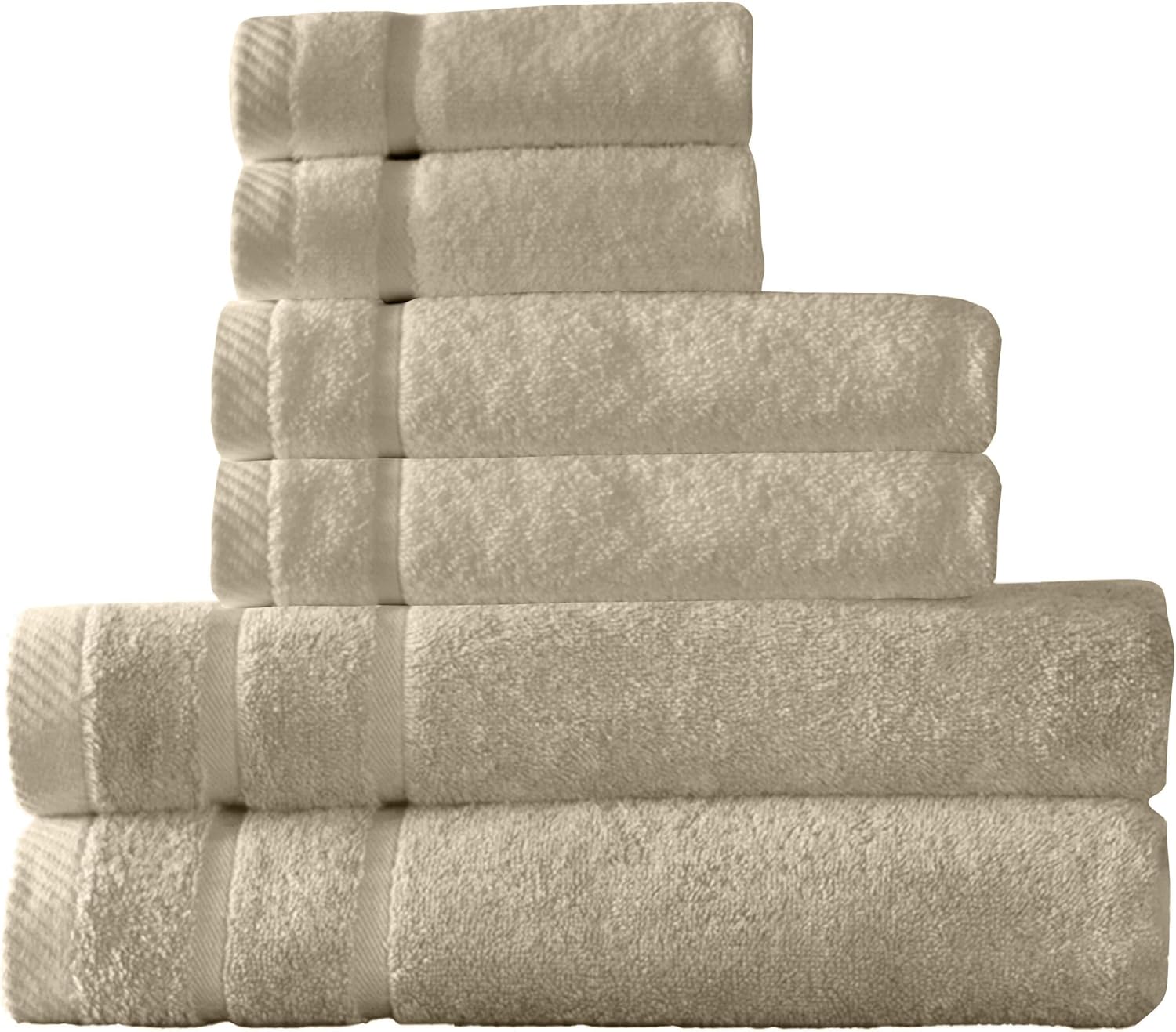 Arm Hammer 6-Piece Super Soft Bath Towel Set Khaki