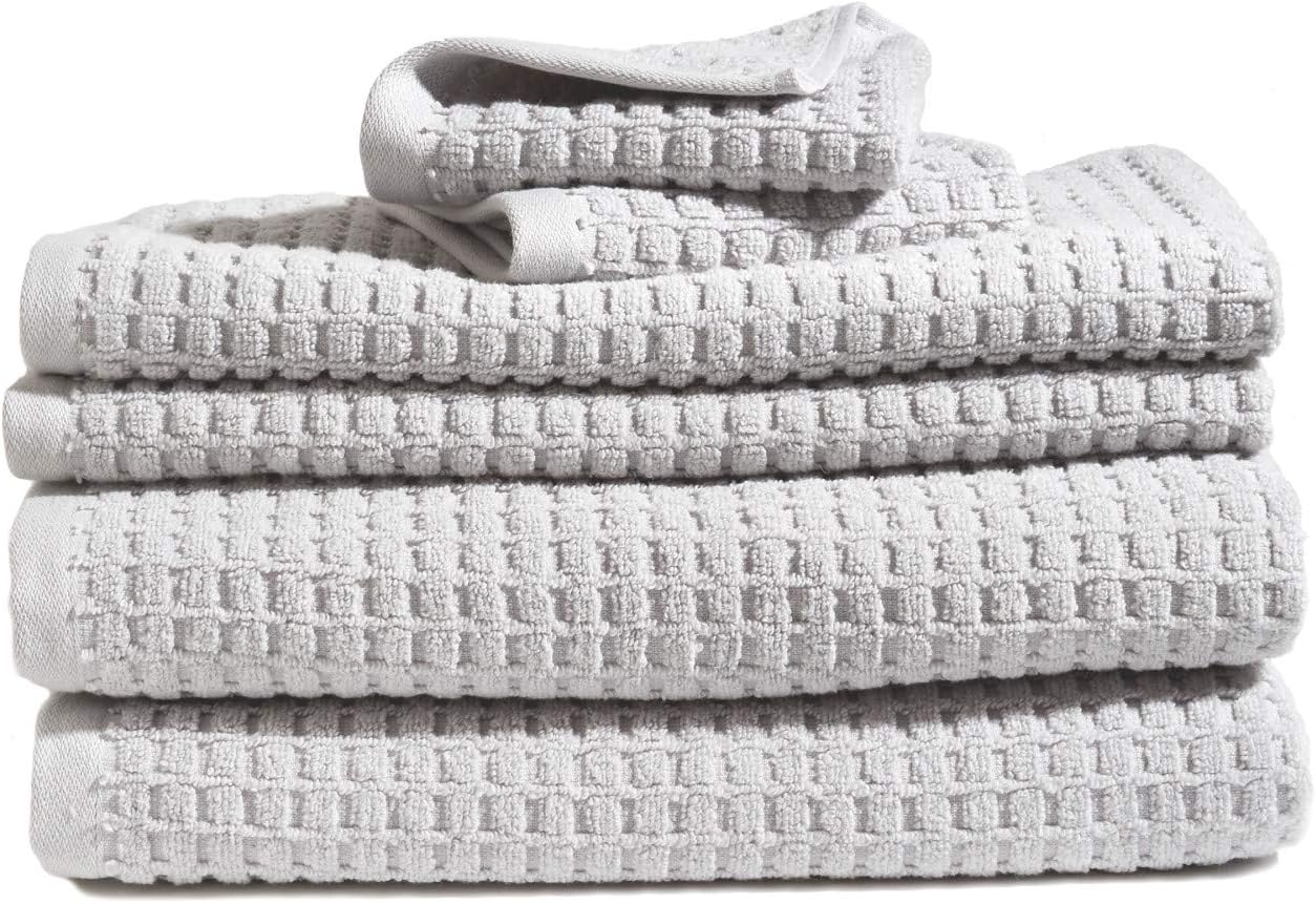 DKNY Quick Dry Cotton Towel Set Grey
