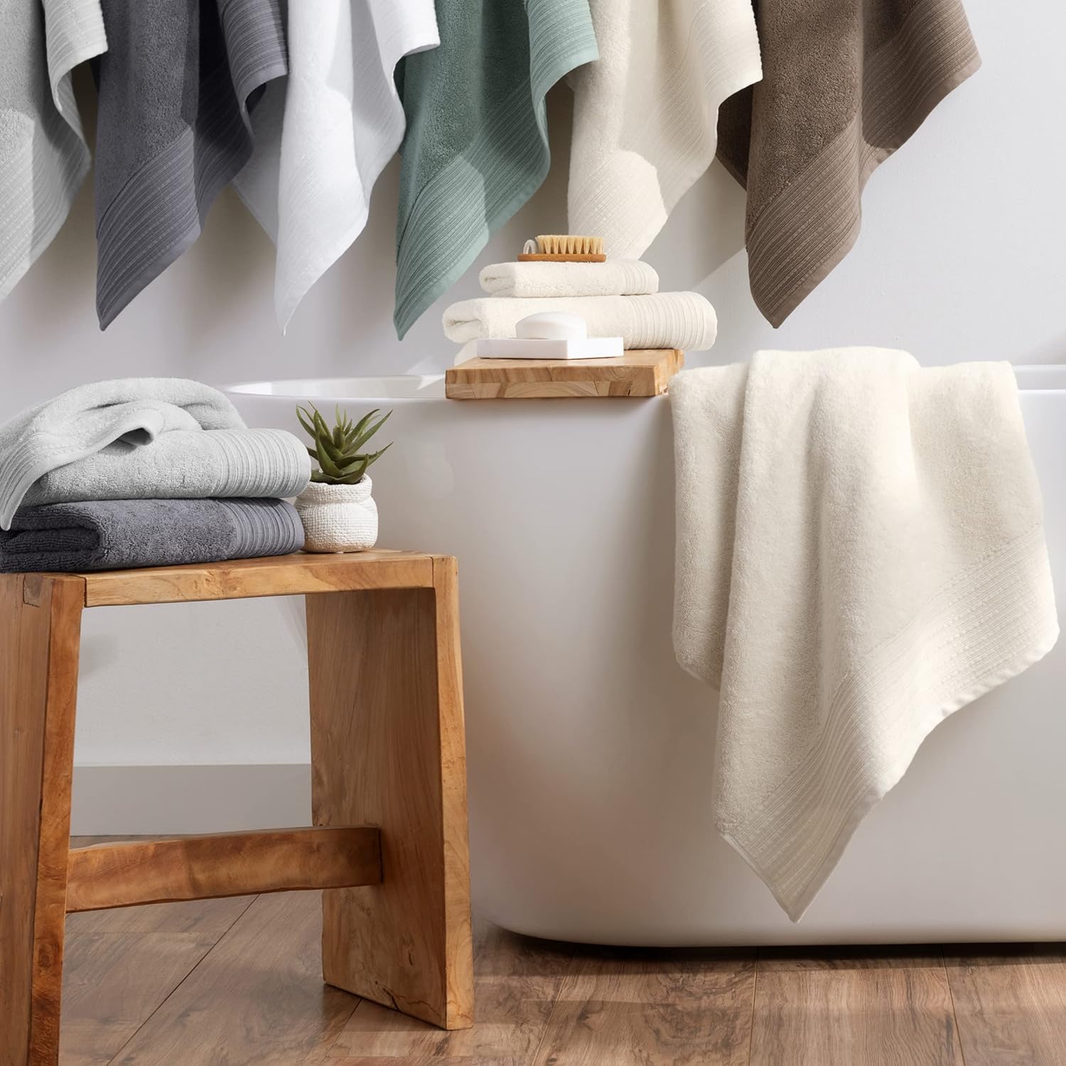 Aston Arden Anatolia Turkish Bath Towels - Pack of 2
