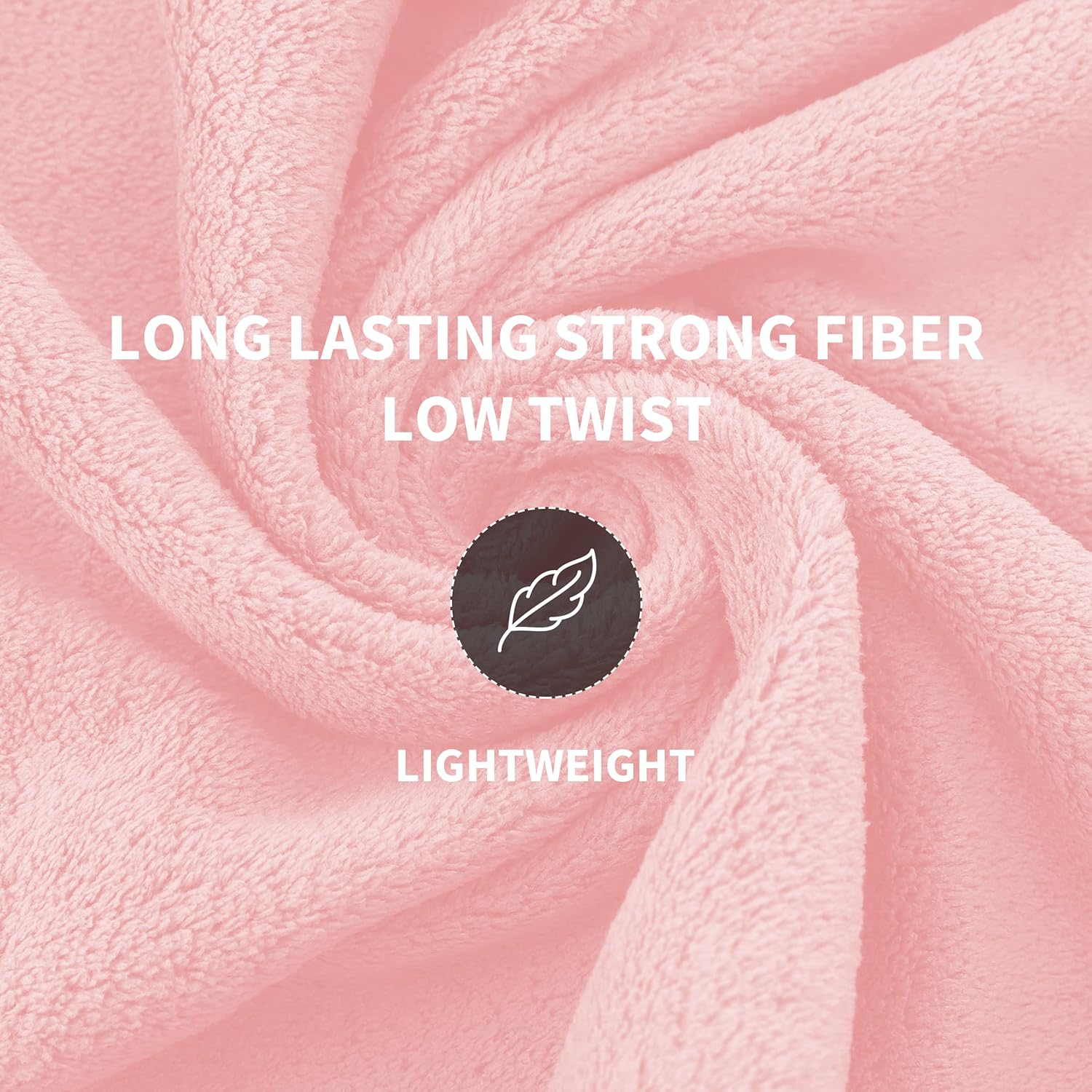 Cosy Family 8-Piece Microfiber Towel Set Pink