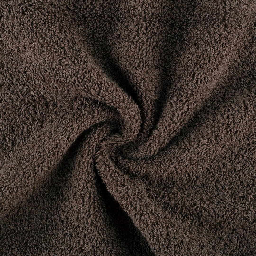Textila 8-Piece Towel Set - Chocolate Brown 1