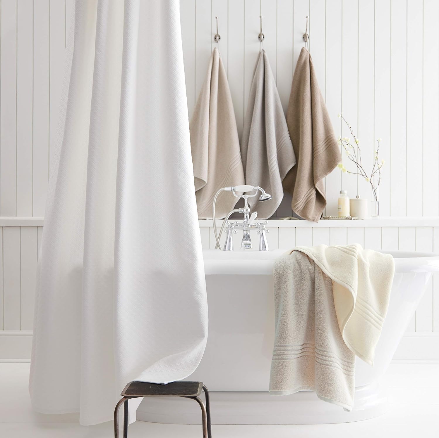 Peacock Alley Chelsea Towels - 100 Cotton Luxury Bath Towel Set