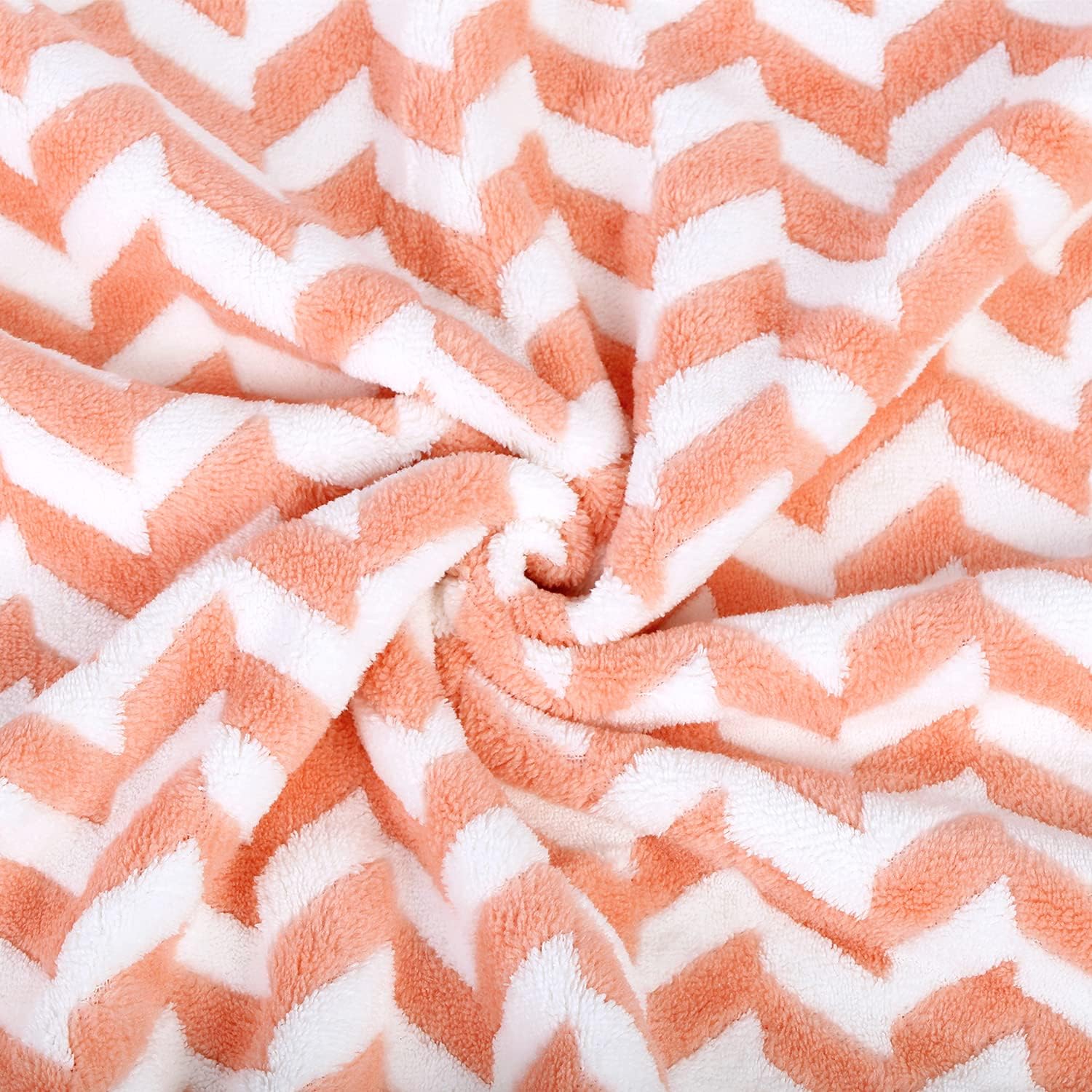 JML 2 Pack Microfiber Bath Towels 30x60 Chevron Red