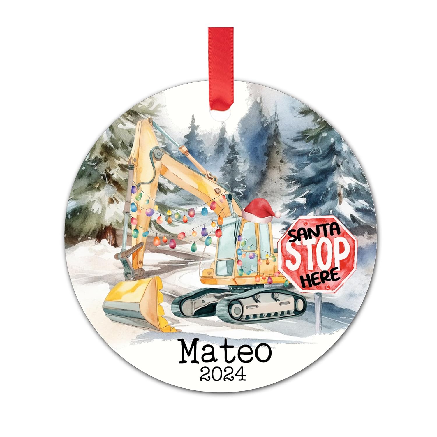 Yippee Daisy Grandson Christmas Ornament 2024
