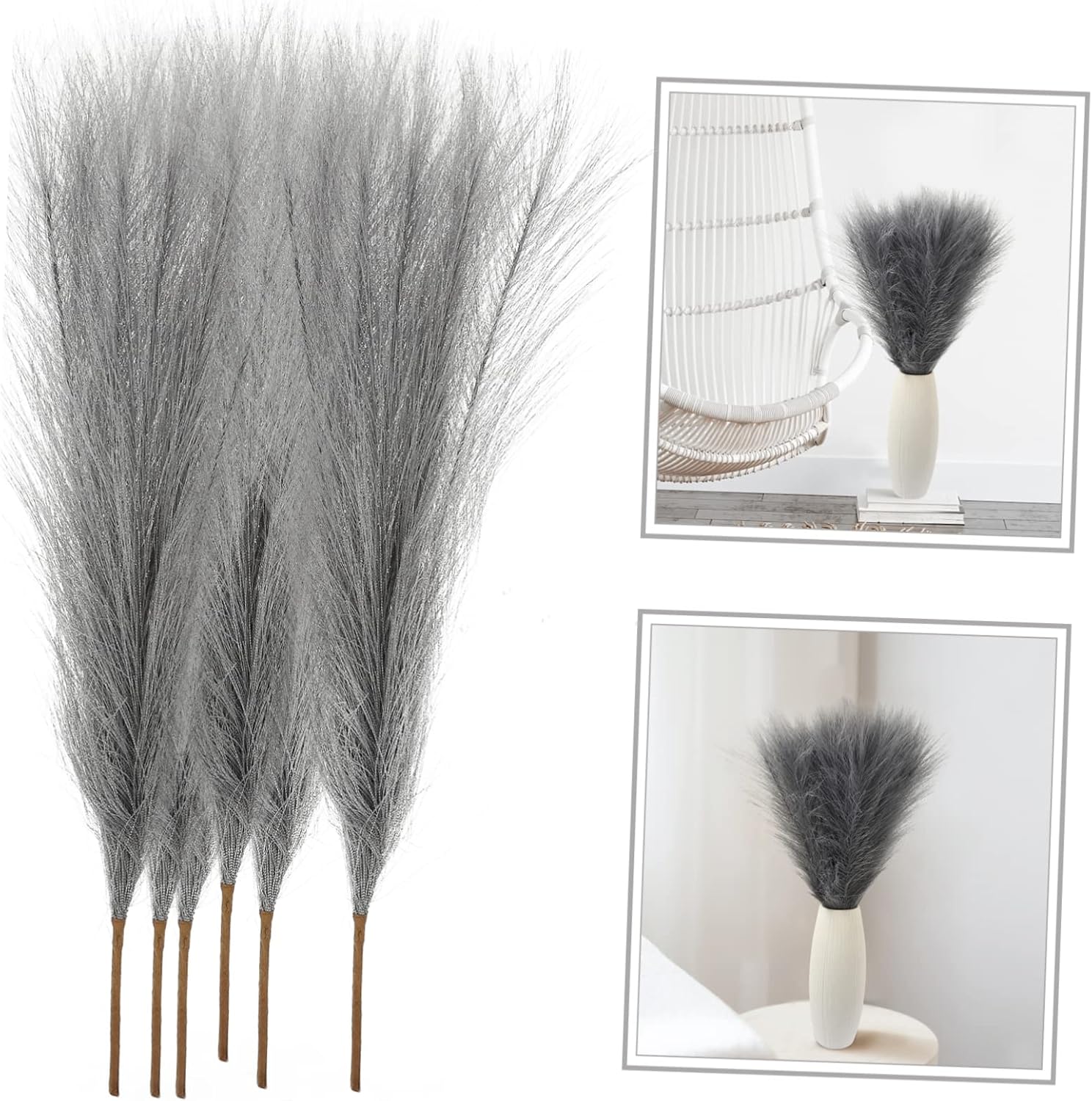 Realistic Artificial Pampasgrass Plant for Christmas Decor