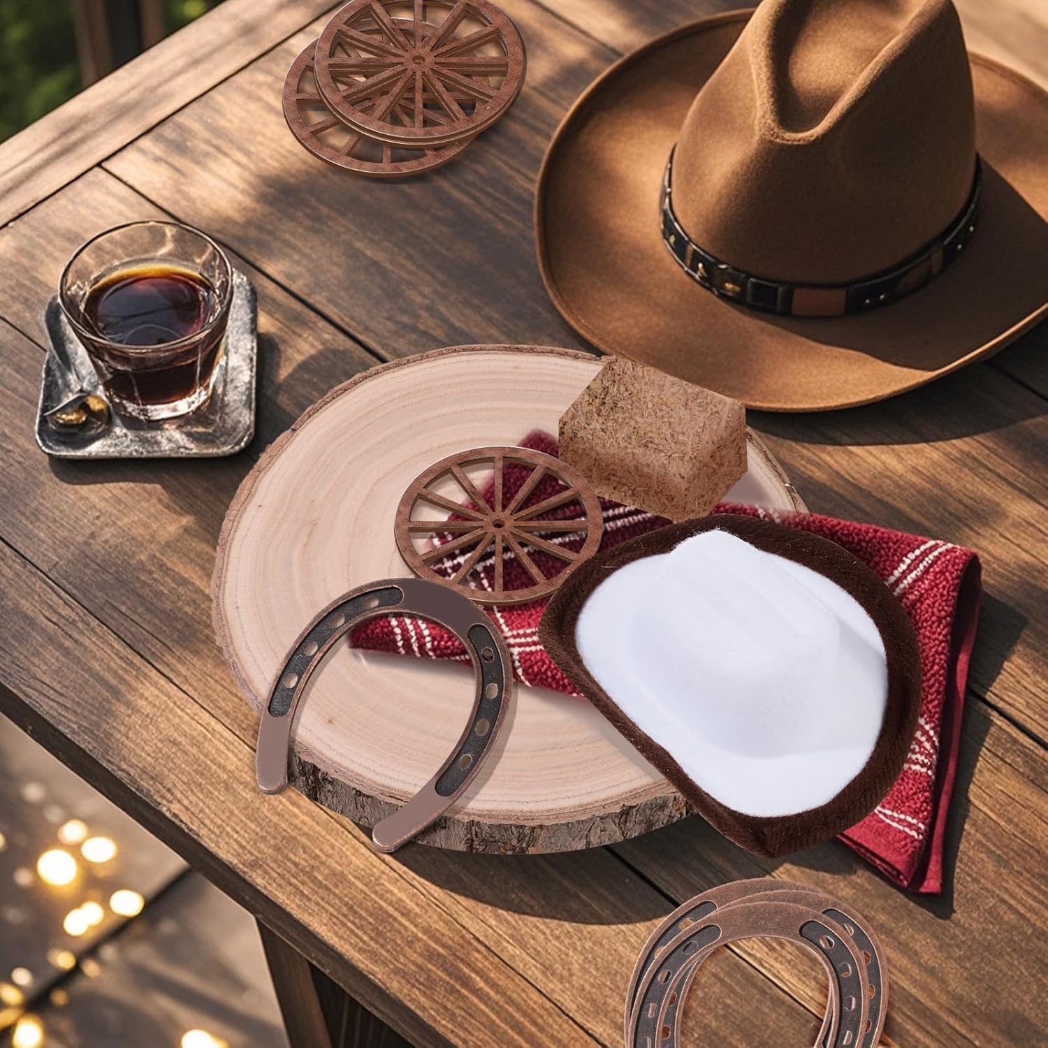 Wayyogh 18PCS Western Party Decorations Set