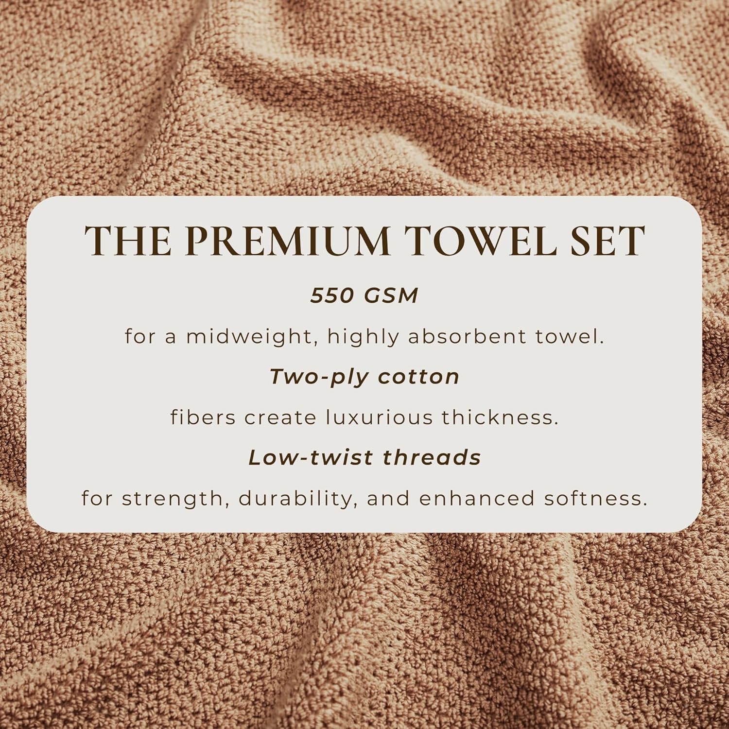 Great Bay Home Orange Bath Towels 6-Piece Set 1
