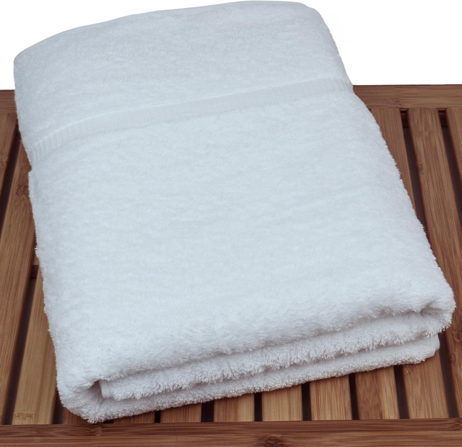 100 Turkish Cotton 750 GSM Bath Towel Set of 1 White