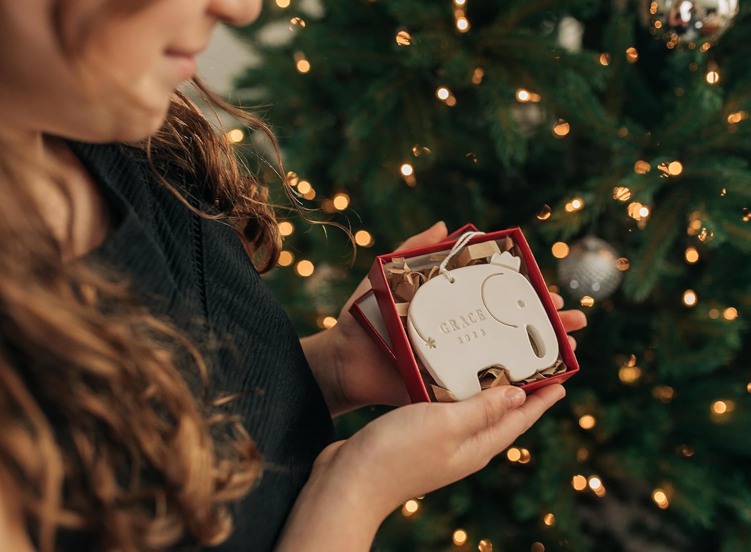Personalized Babys First Christmas Ornament 2024
