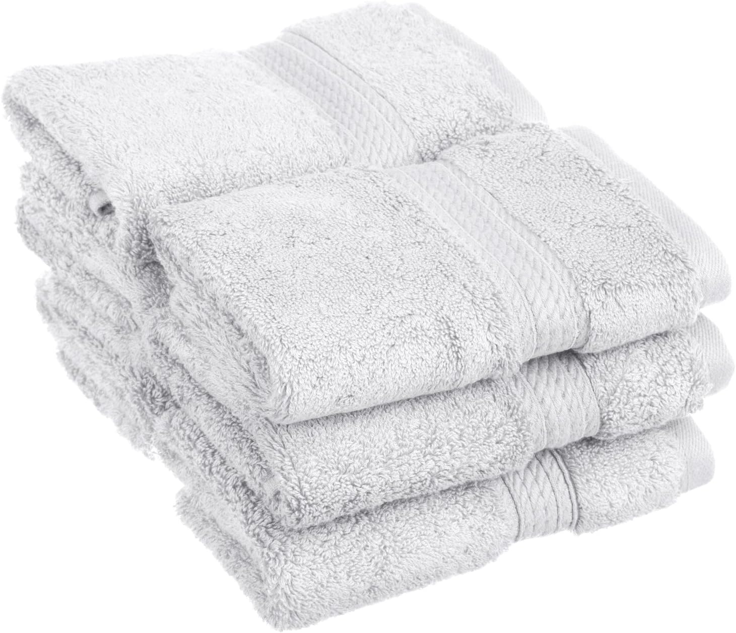 BLUENILEMILLS 6-Piece Egyptian Cotton Towel Set - White