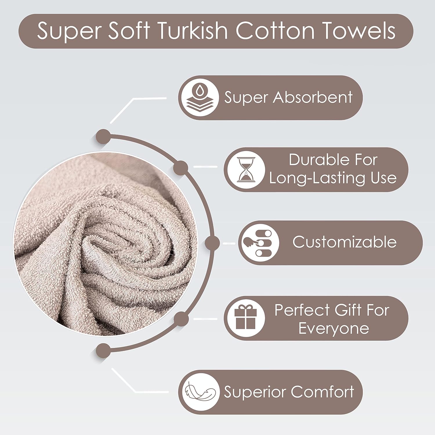 Personalized Passion Towels Set - 6 Pack 1