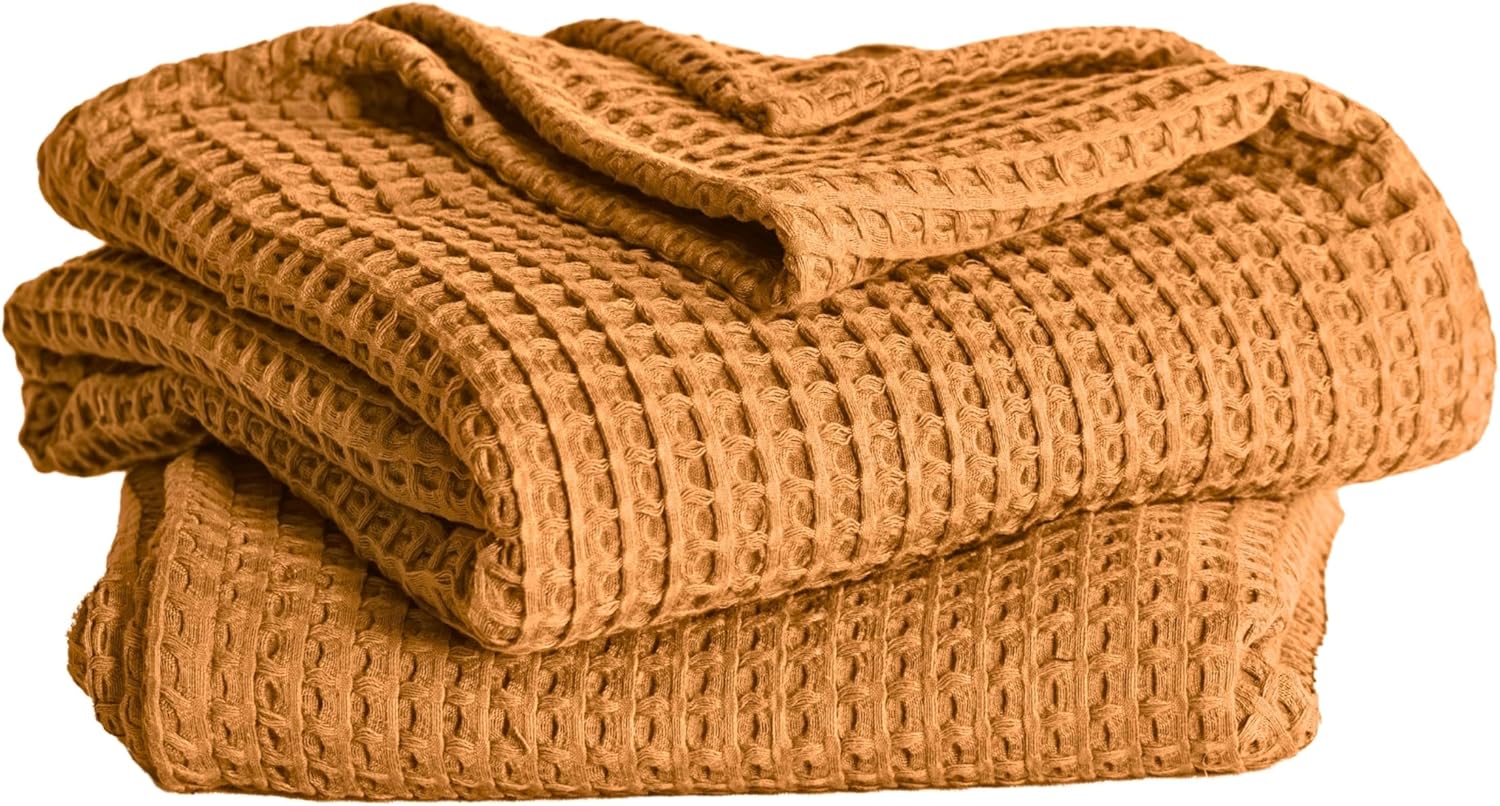 Viva Maison Waffle Bath Towels Set of 2 Extra Large