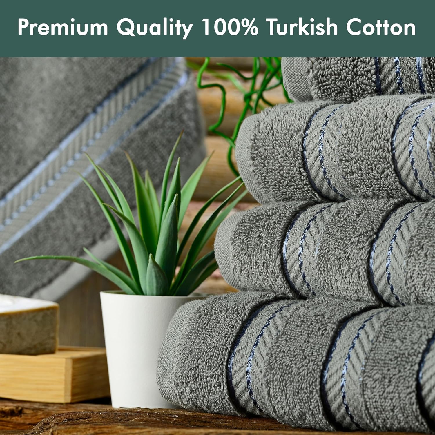 Classic Turkish Towels CTT - 6 Piece Luxury Set