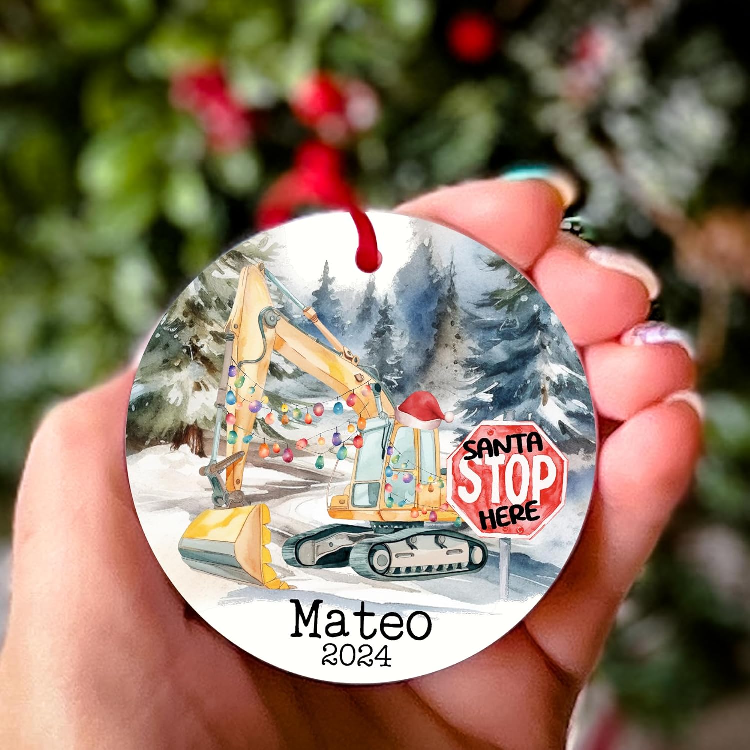 Yippee Daisy Grandson Christmas Ornament 2024