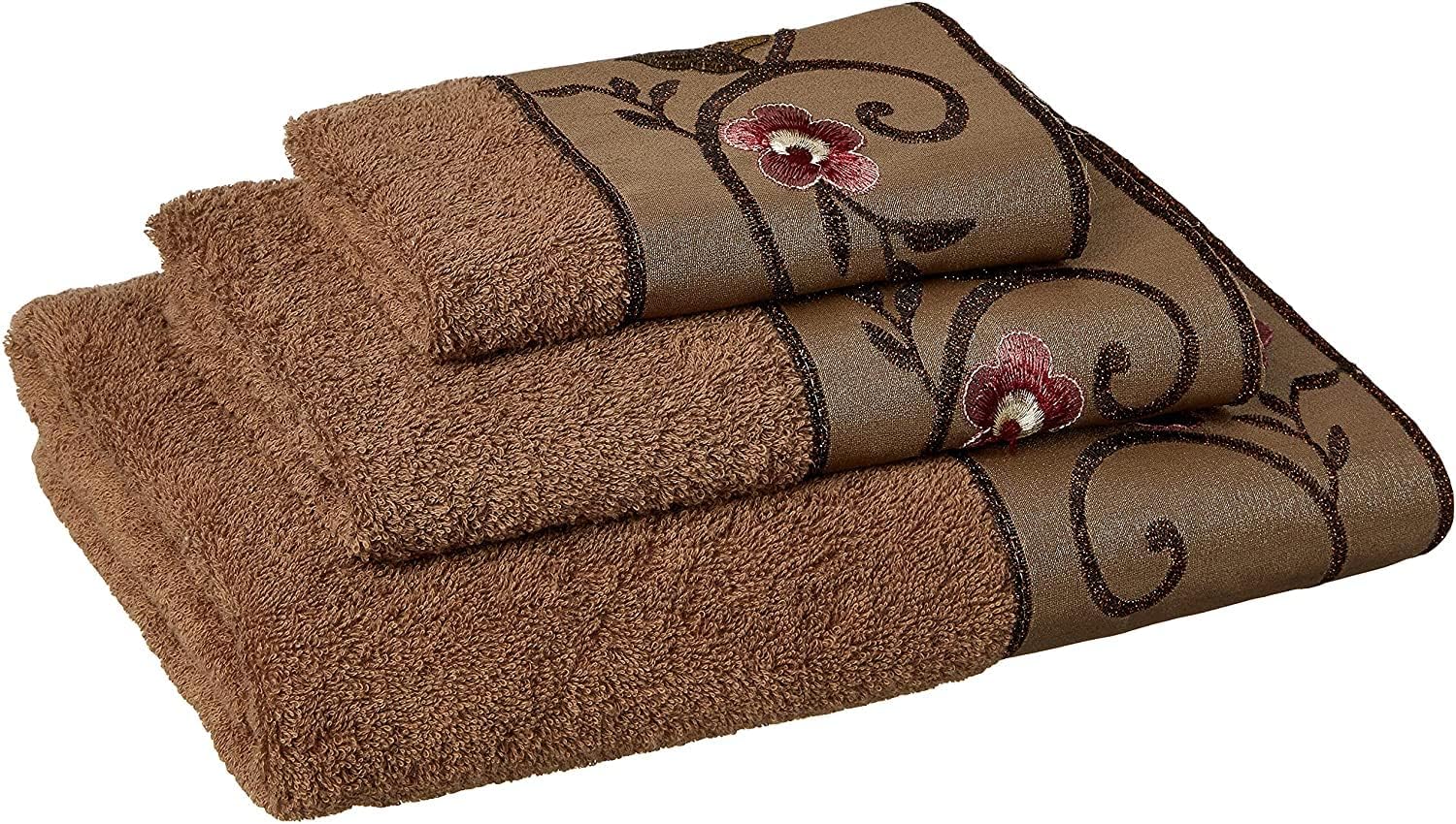 Zahari Home Larrisa Floral Towel Set 3 Piece