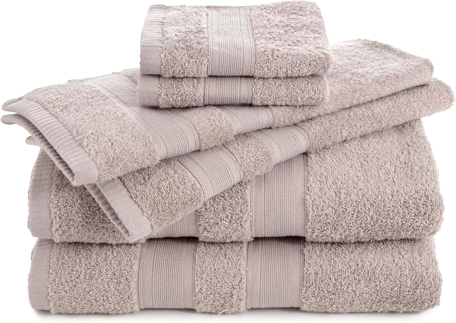 Martex Clean Essentials Low Lint 6-Piece Towel Set