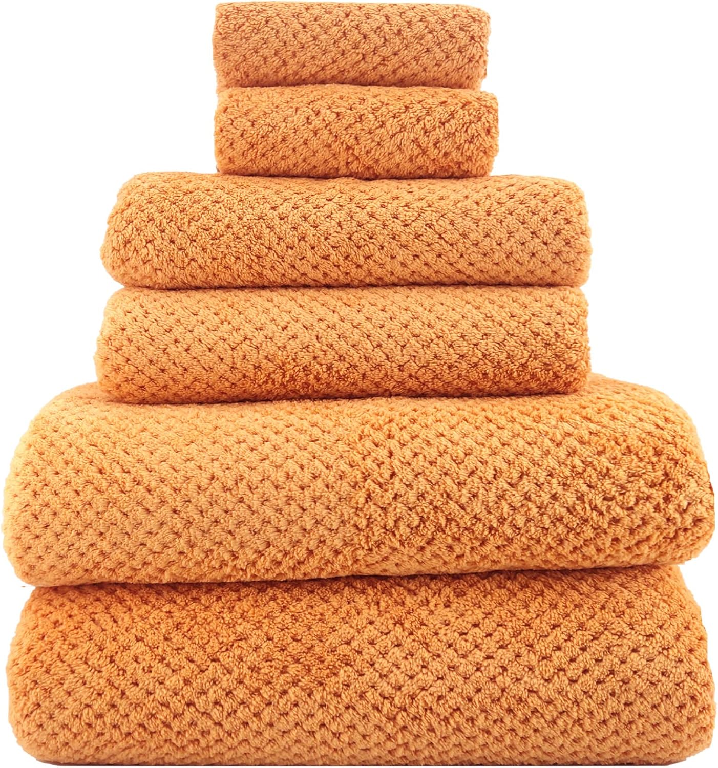 YTYC 29x59 Inch Bath Towel Set of 6 Quick Dry
