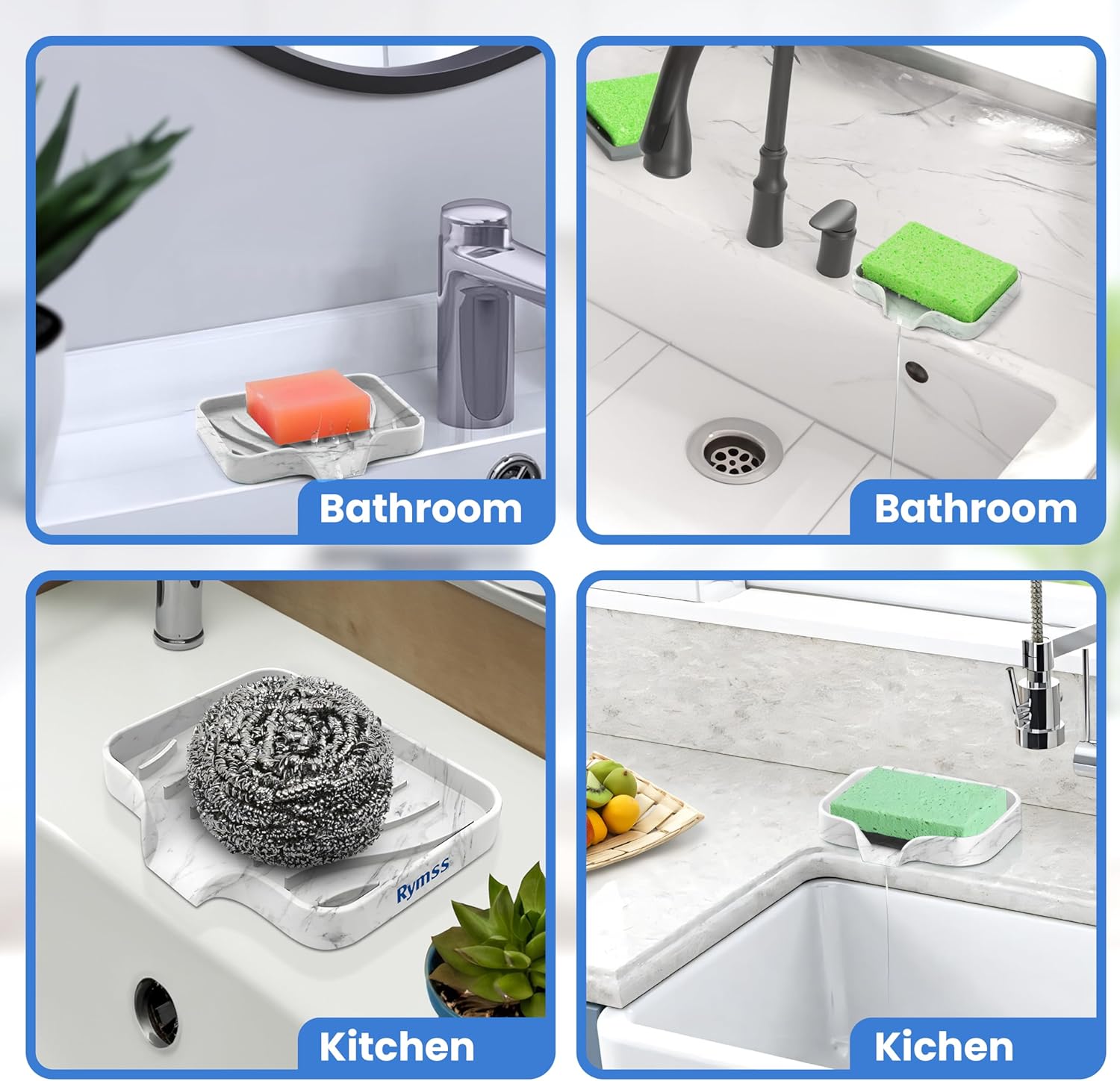 Rymss Silicone Soap Dish - 47x35 Small 1