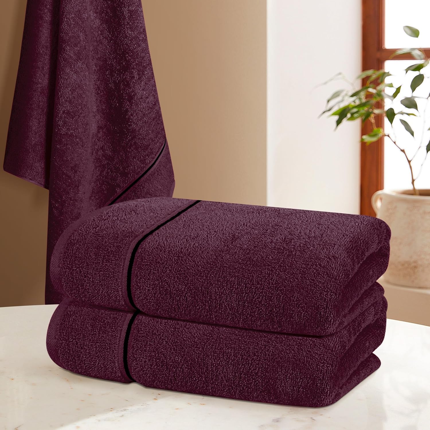 MyOwn Ultra Soft 4 Pack Bath Towels Set 27x54 Inches