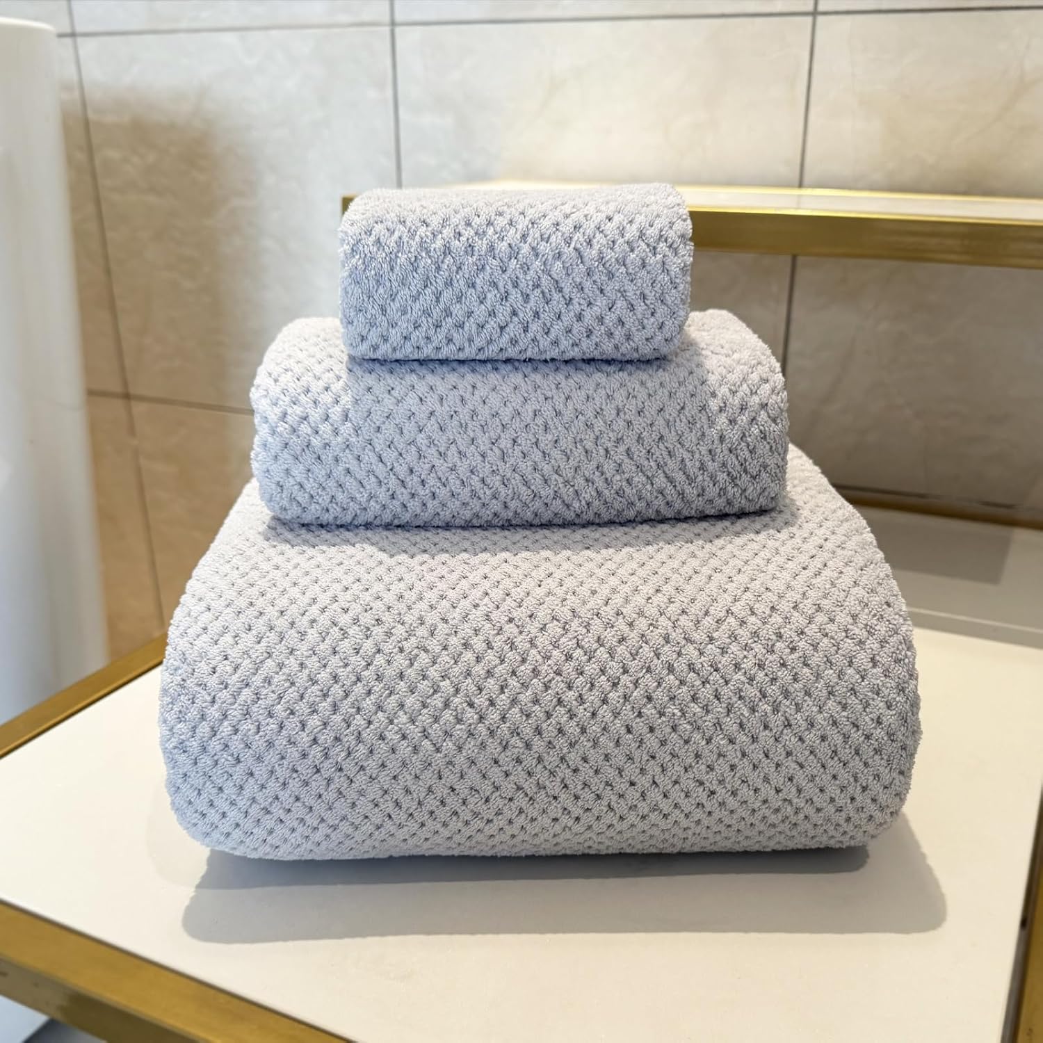 YTYC Oversized Bath Towel Set of 6 - Super Soft
