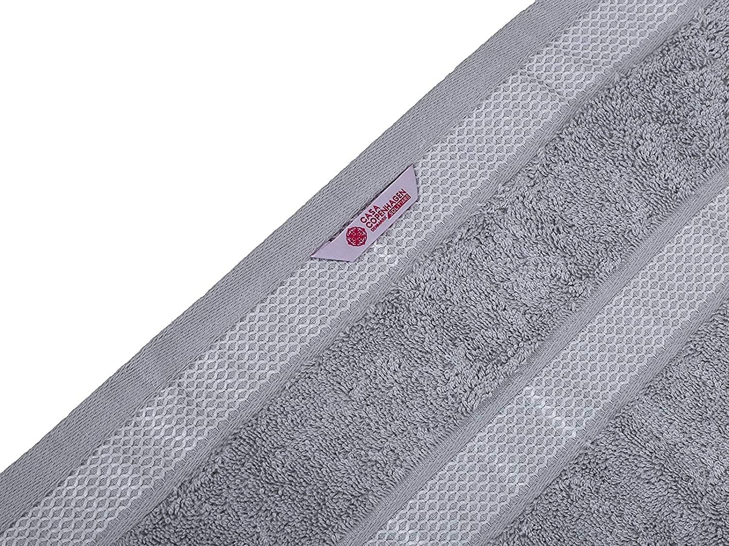 CASA COPENHAGEN Grey Violet Turkish Towel Set 6 Piece