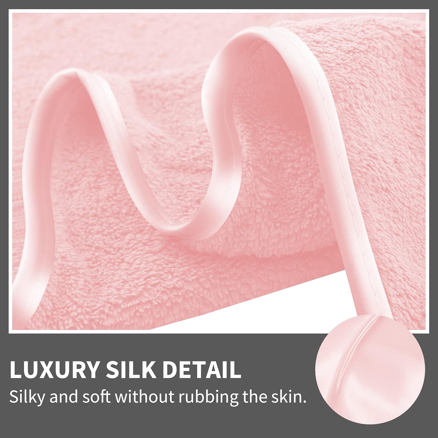 Cosy Family 8-Piece Microfiber Towel Set Pink
