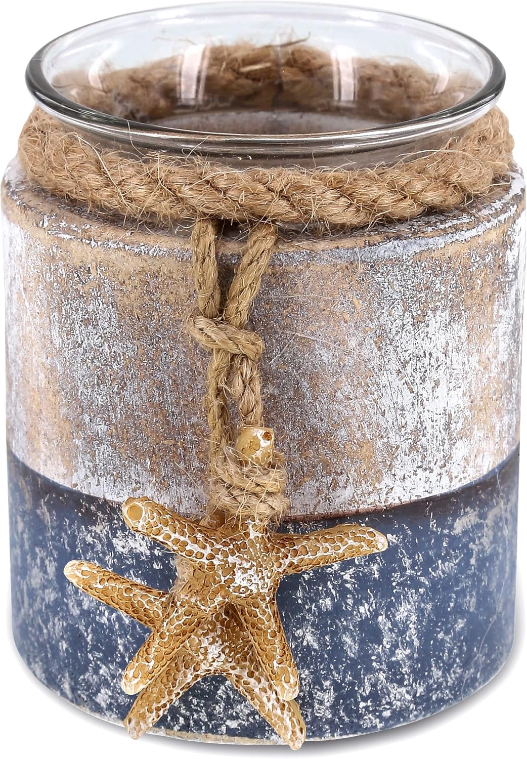 CoTa Global Silver Sea Starfish Candle Holder - Nautical Decor
