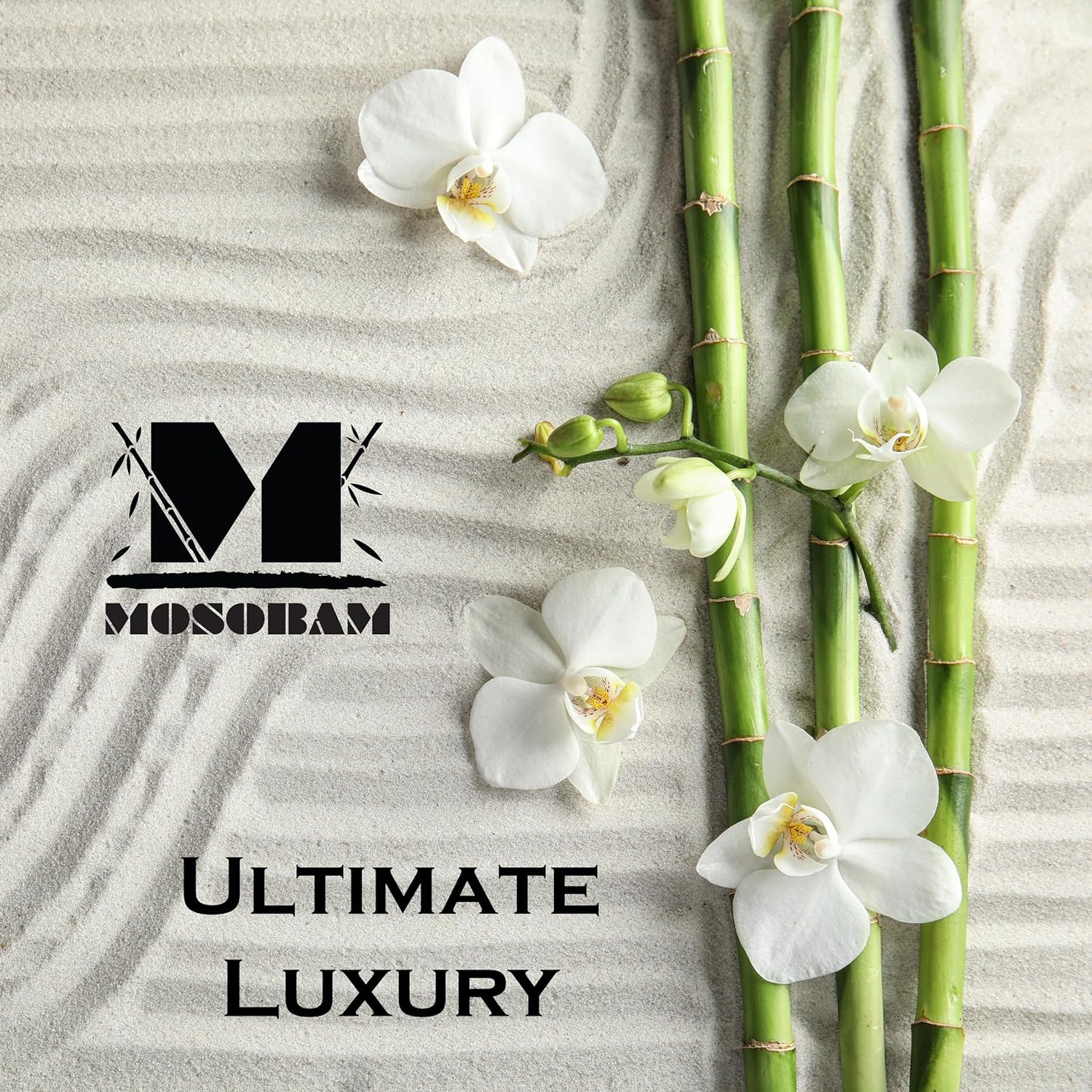 Mosobam 4pc Luxury Turkish Towel Set - Bamboo Viscose Combed Cotton