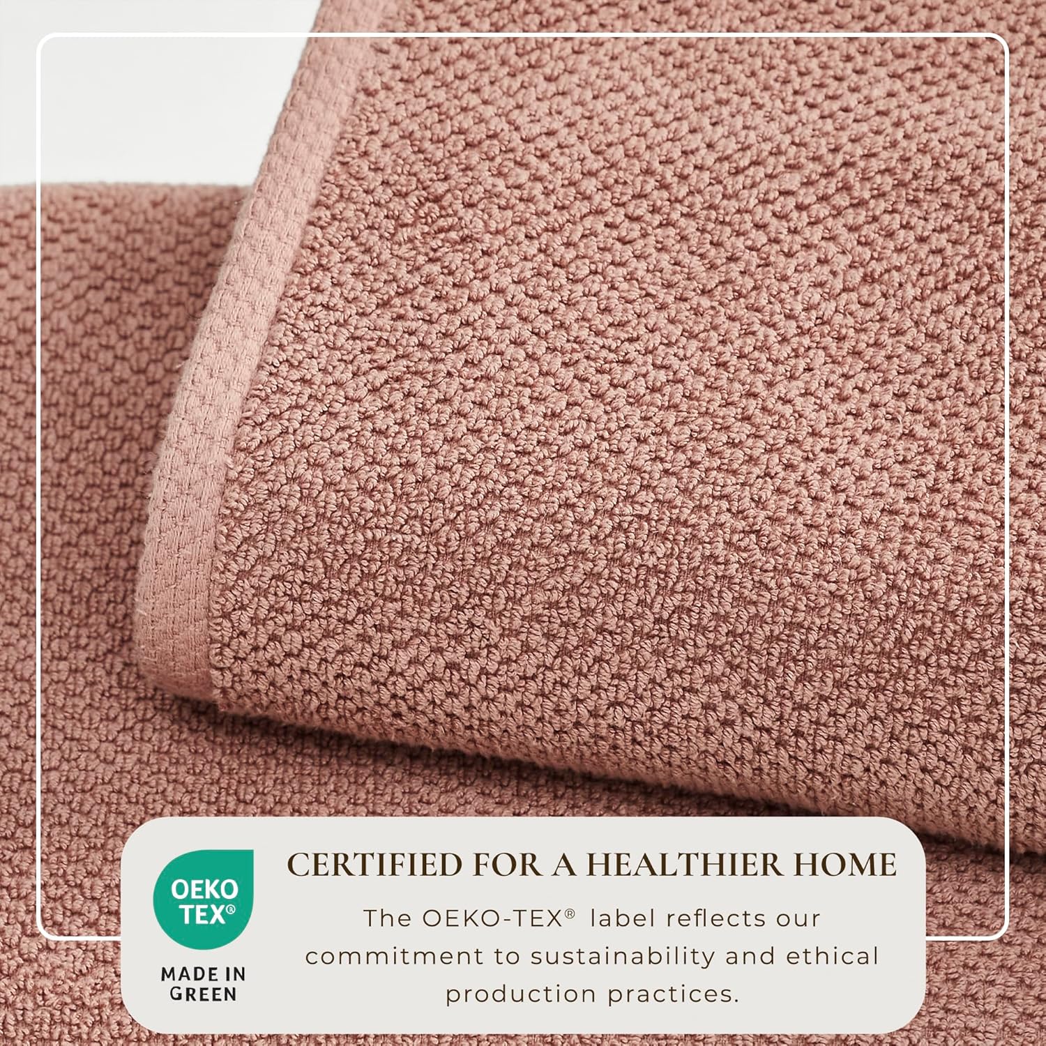 Great Bay Home Pink Bath Towels 4 Pack - 54x27 1