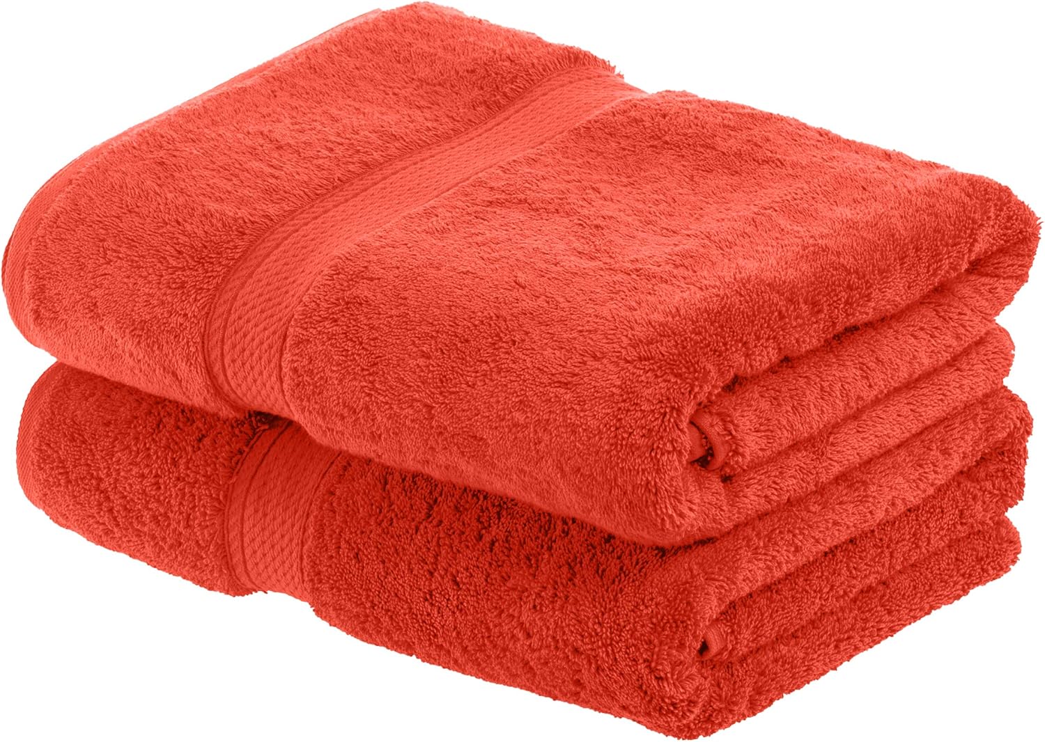 SUPERIOR Plush Absorbent Towel Set - 2 Piece Egyptian Cotton 30 x 55
