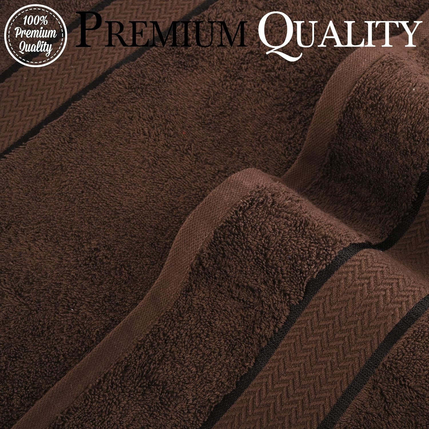 CRAFTBERRY 6 Piece Luxury Bathroom Towel Set