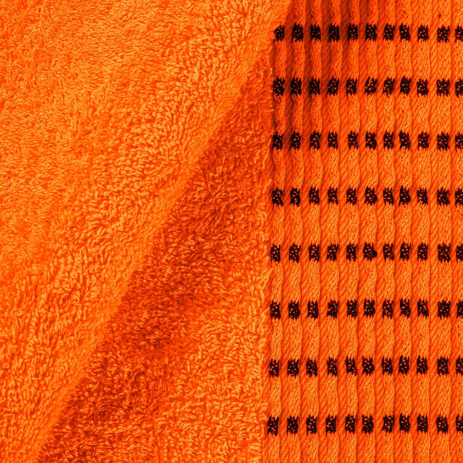 Ultra Soft Cotton Towel Set 6 Pack - Orange 1