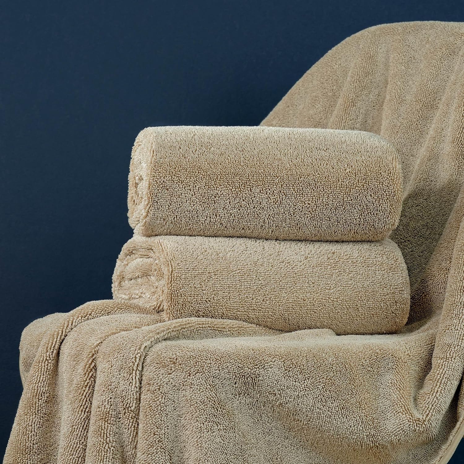 POLYTE Microfiber Bath Towel 60 x 30 in Pack of 2 1