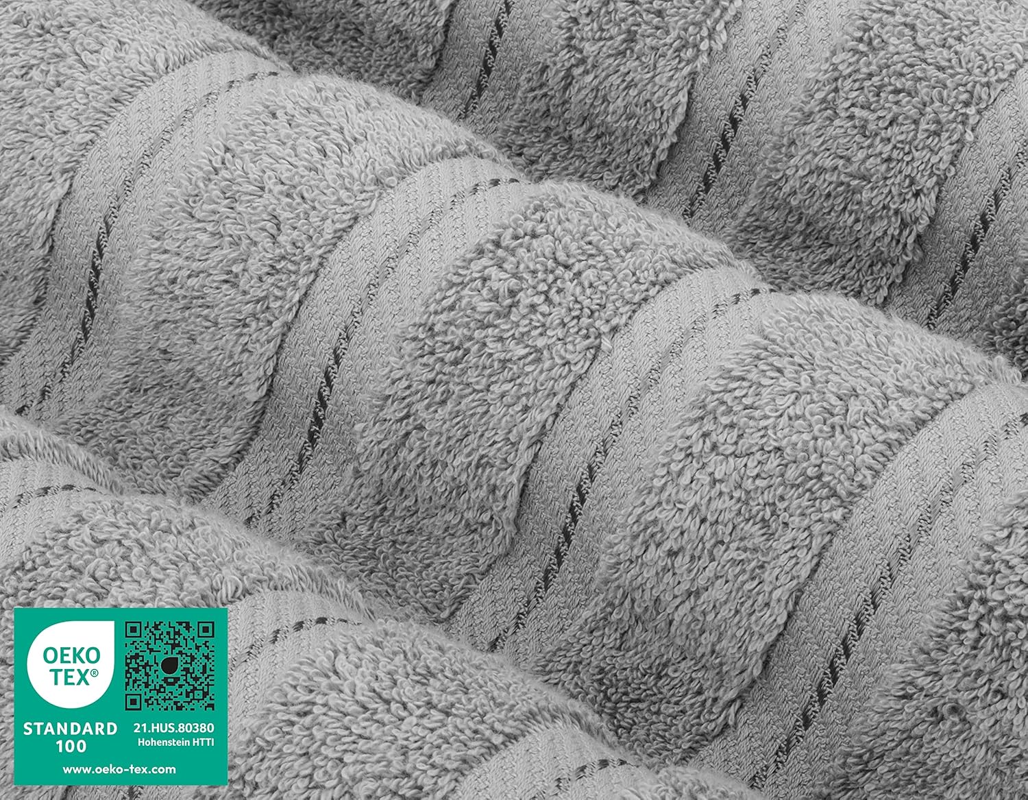 American Soft Linen 6 Piece Towel Set and 20X34 Bath Mat Bundle