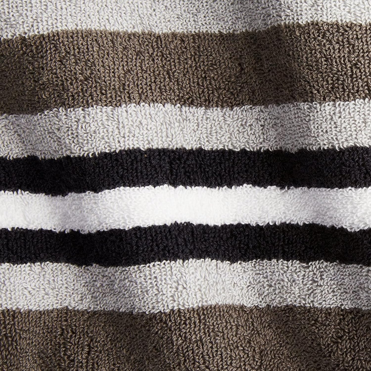 Superior Luxurious Stripes Bath Sheet Set Charcoal