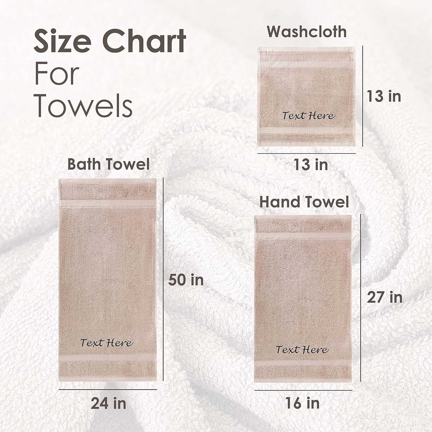 Personalized Passion Towels Set - 6 Pack 1