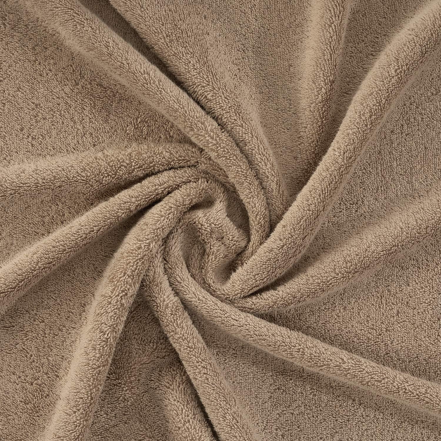 Custom Embroidered 3-Piece Brown Towel Set