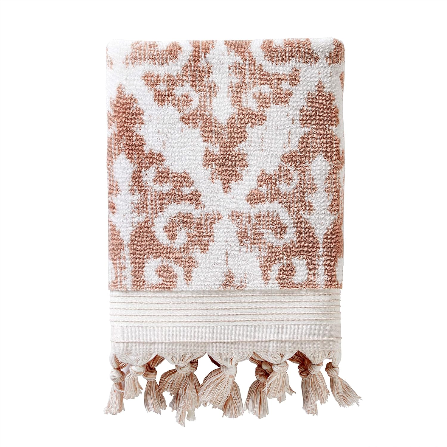 SKL Home Mirage Fringe Bath Towel Blush